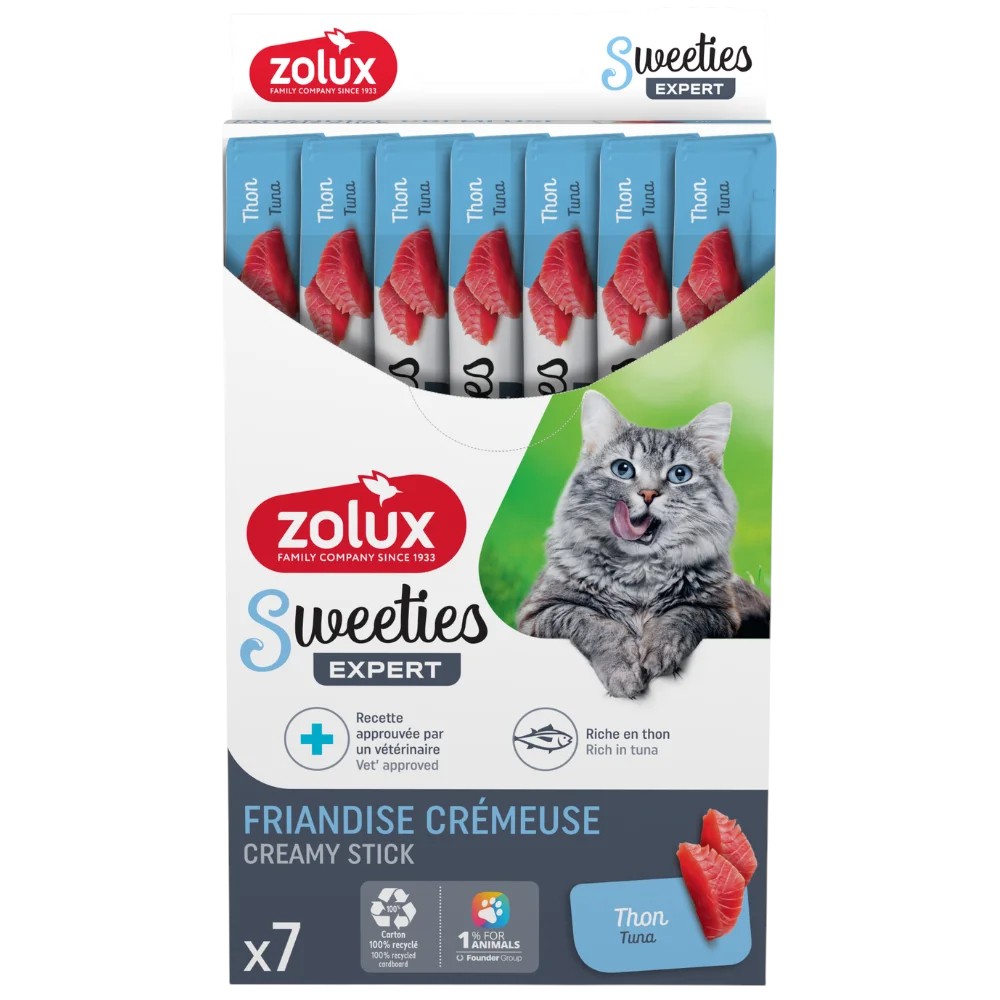 Sweeties Creamy Stick for Cats, Tuna, 7 pcs/box