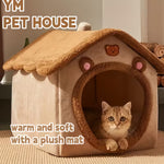 Cozy Cat House Bed