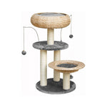 Fauna Lorenz Cat Play Tower, Grey, 45L x 45W x 76H cm