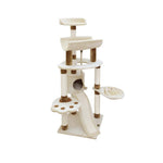 Fauna Shantal Cat Pole, Beige-Brown, 49L x 49W x 145H cm