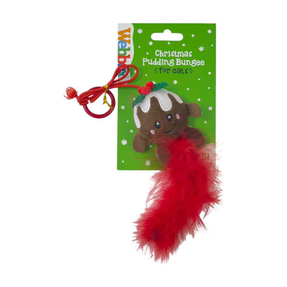 Festive - Cat Christmas Pudding Toy