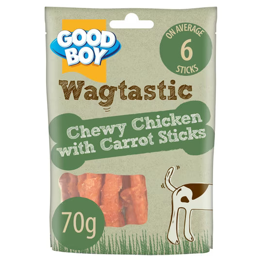 Wagtastic Chicken with Carrot Sticks 70 g