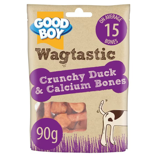 Wagtastic Duck & Calcium Bones 90 g