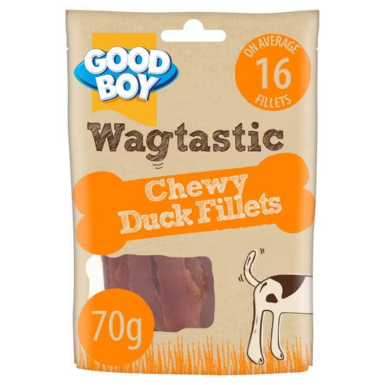 Wagtastic Chewy Duck Fillets 70 g