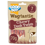 Wagtastic Chewy Duck Twists 70 g