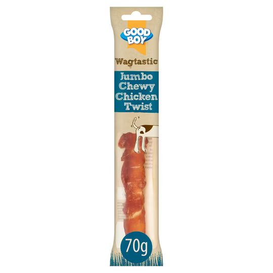 Wagtastic Jumbo Chicken Twist 70 g
