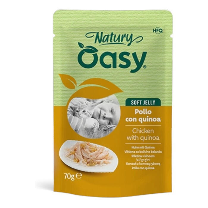 Oasy Wet Cat Natury Soft Jelly Chicken with Quinoa 70 g