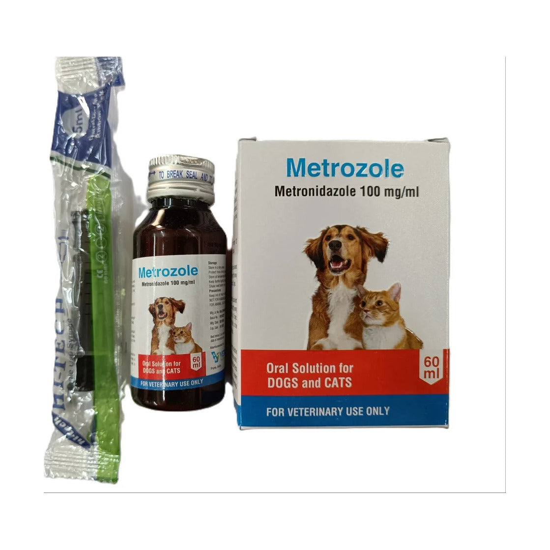 Metronidazole 100 mg/mL, Oral Suspension, 60ml