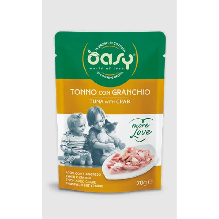 OASY MORE LOVE SACHET - TUNA WITH CRAB 70G