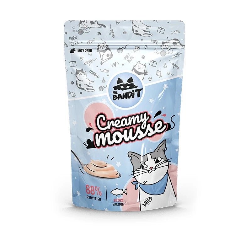 Mr Bandit - Cat - Creamy mousse 60g - salmon