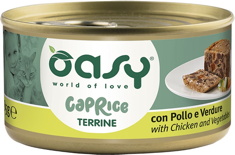 OASY Cat Caprice Terrine Chicken with Vegetables for cats 85g