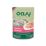 OASY Natural Specialty Tuna with Salmon 70 gr For Cats