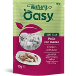 OASY Cat Natury Soft Jelly Chicken Beef in Jelly Sachet 70g