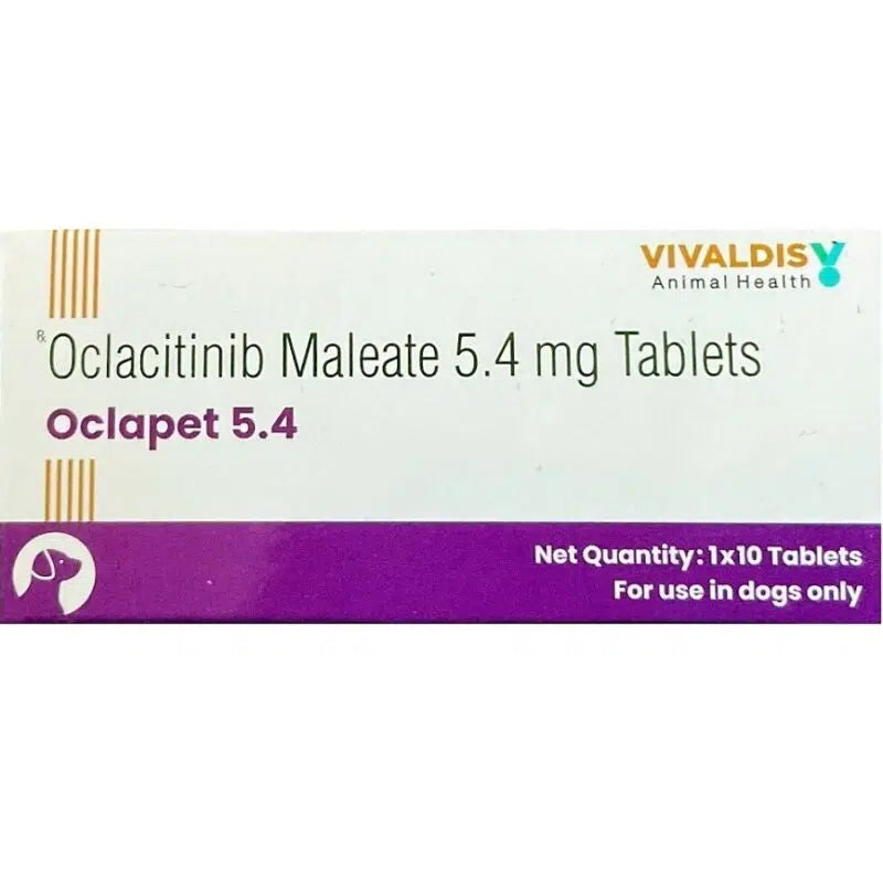 Oclapet 5.4Mg Tablet for DOG (Oclacitinib Mateate) 1 Tablet