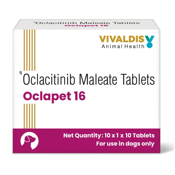 Oclapet 16Mg Tablet for DOG (Oclacitinib Mateate) 1 Tablet