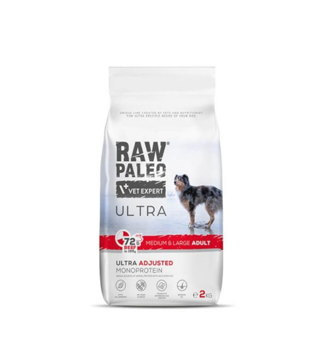 Raw Paleo ultra beef medium&large adult 2 kg