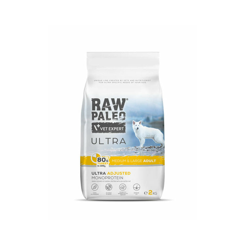 Raw Paleo Dog Ultra Medium & Large Adult Turkey 2 kg