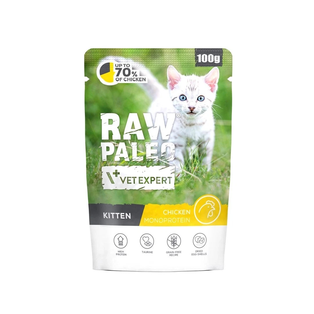 Raw Paleo Kitten Chicken - wet cat food - 100g