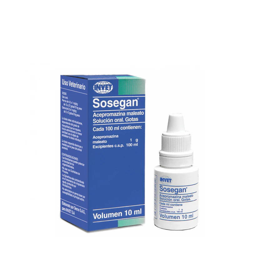 SOSEGAN ORAL 10ml (  Acepromazine )