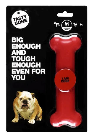 TastyBone Nylon Toy for Large Dogs, Beef Flavor
