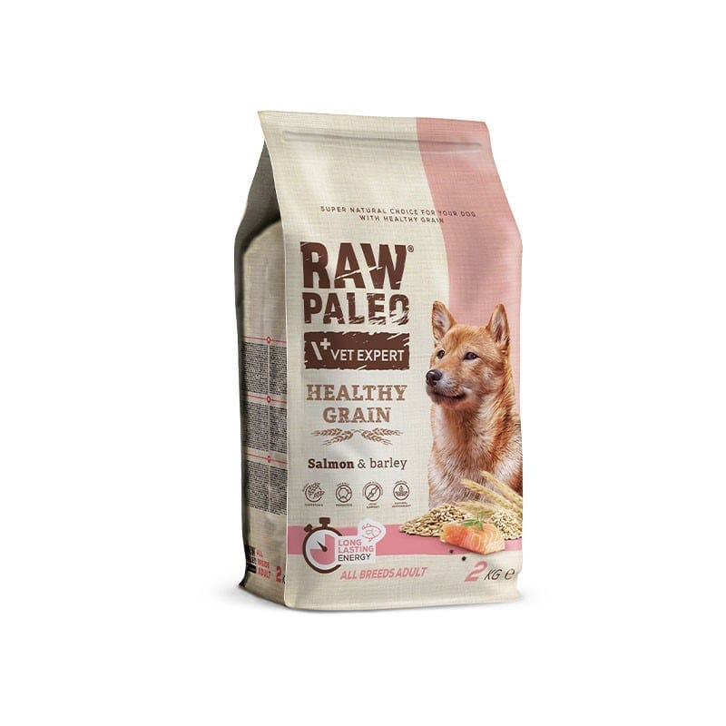 Vet Expert Raw Paleo with Salmon and Barley for Adult All Breeds Dry Dog Food 2kg