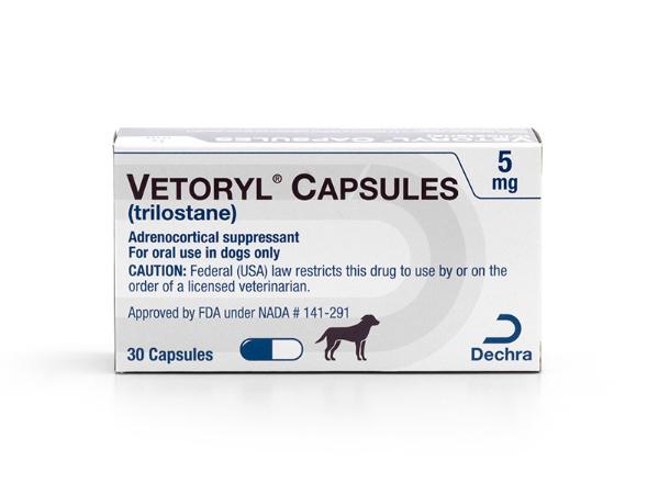 Vetoryl Capsules (trilostane) 5 mg