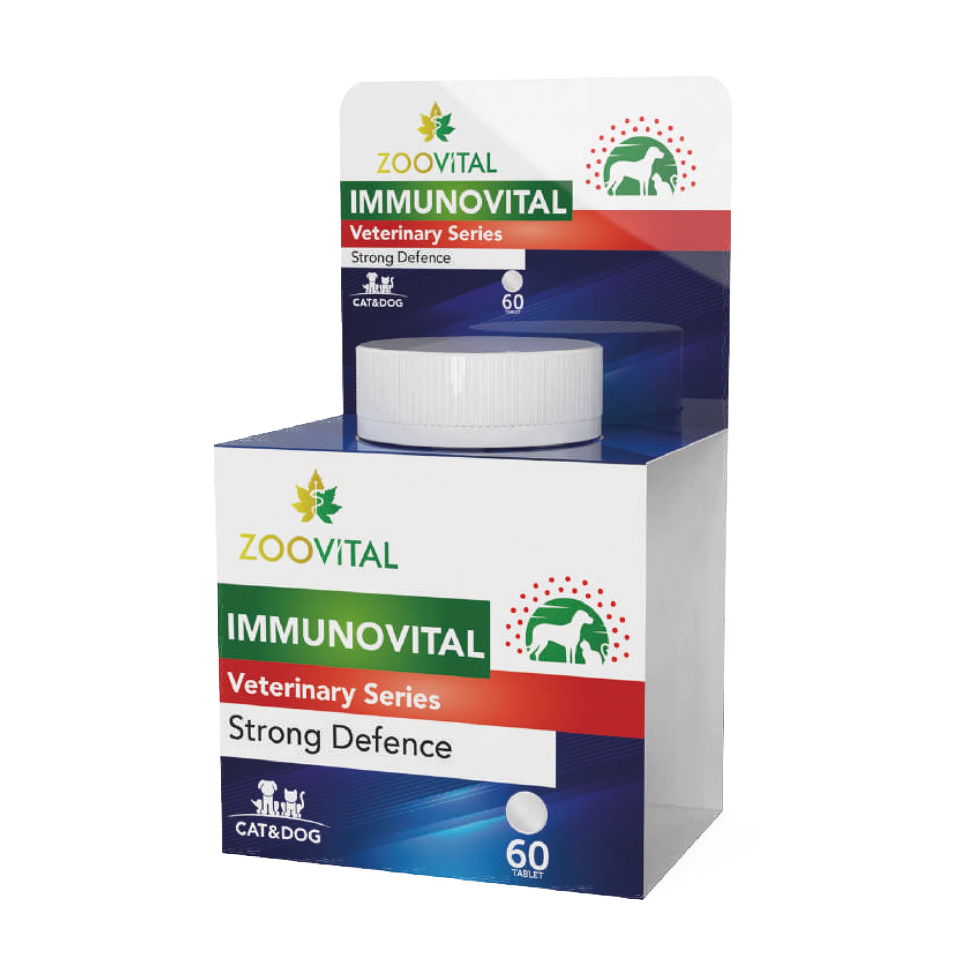 Zoovital Immunovital Strong Defense For Dog & Cat, 60 Tab.