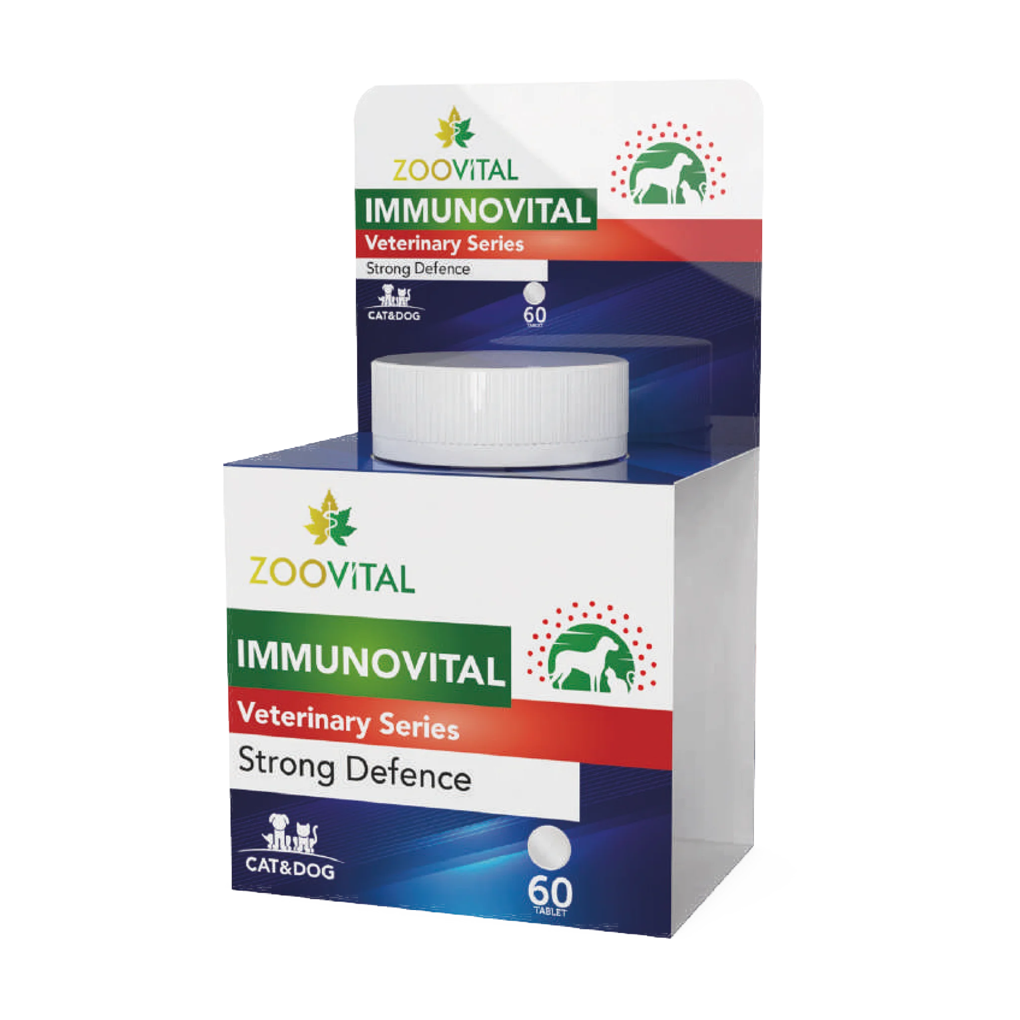 Zoovital Immunovital Strong Defense For Dog & Cat, 60 Tab.